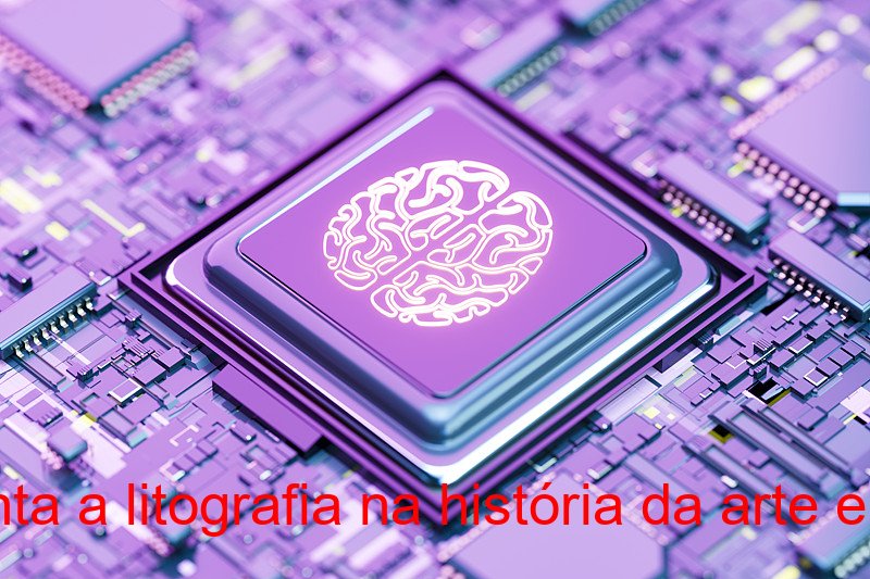 O que representa a litografia na história da arte e da impressão?