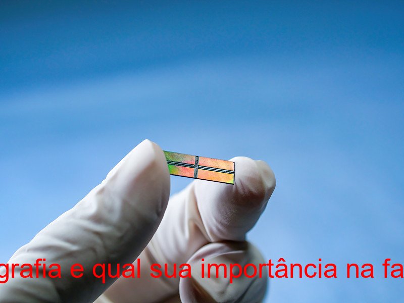 O que é uma máscara de litografia e qual sua importância na fabricação de semicondutores?